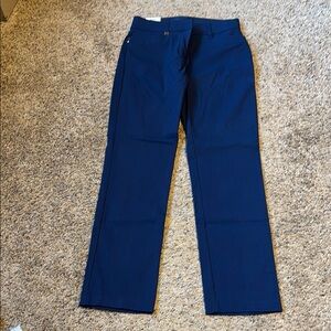 Navy Blue Straight-Leg Pants new with tags